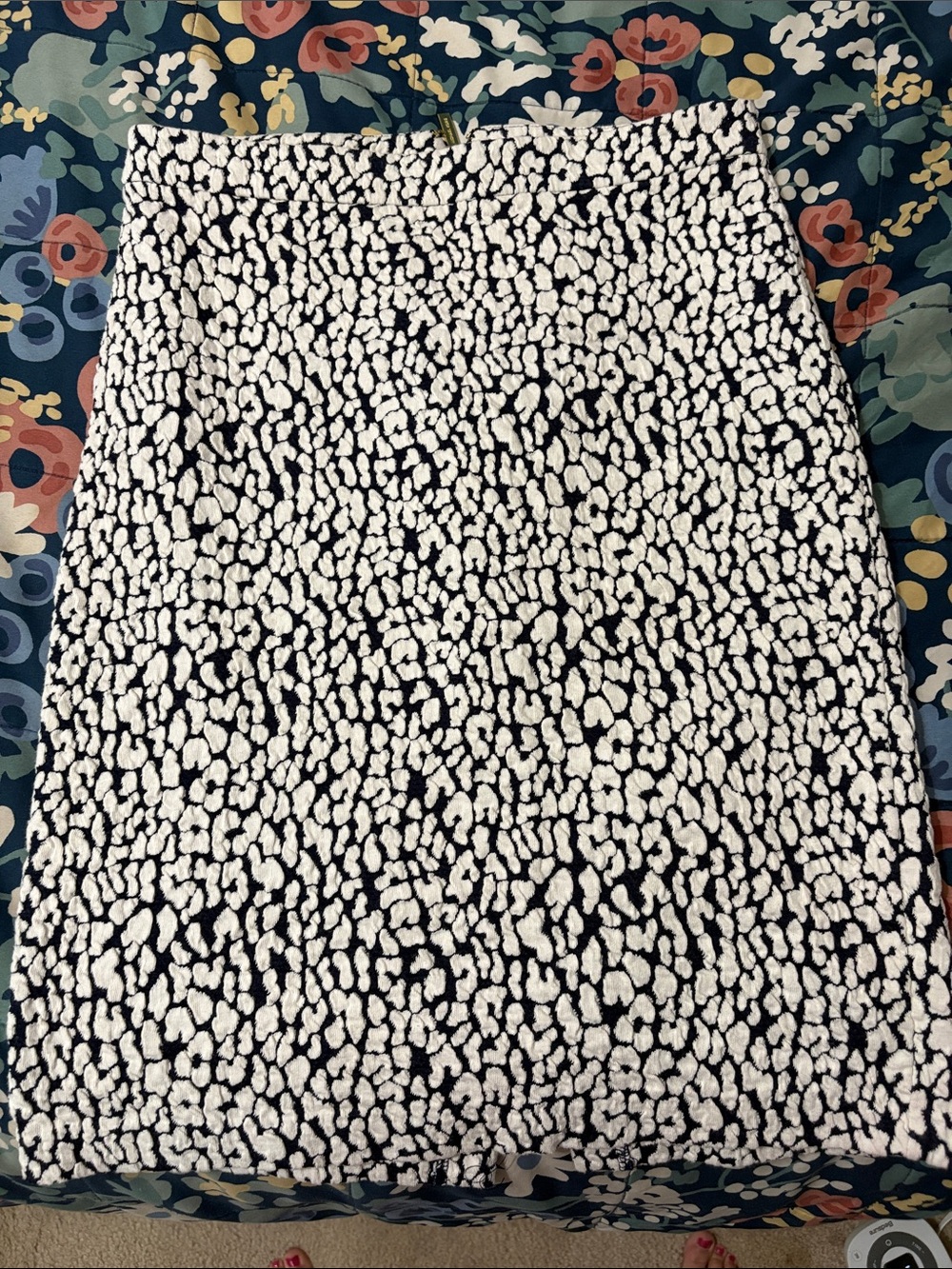 Textured Pencil Skirt